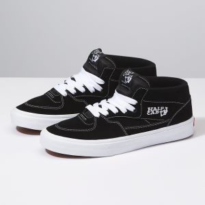 Vans Erkek Mid Ayakkabı Half Cab Siyah/Beyaz Türkiye | 12330-536